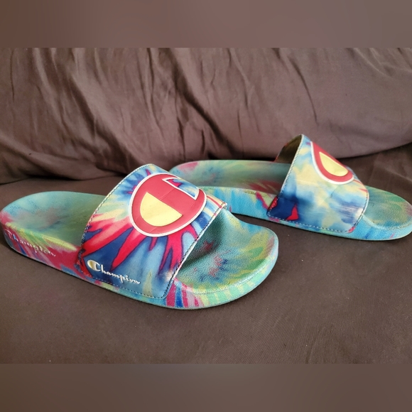 *2-for-$10* Champion tie dye slides - Picture 2 of 4